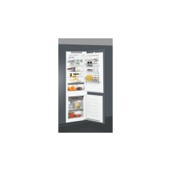 Refrigerateur combines, Encastrable, Niche 178 cm, Brassé WHIRLPOOL